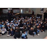 Festejos por el Día de la Bandera con los niños de Jardín
